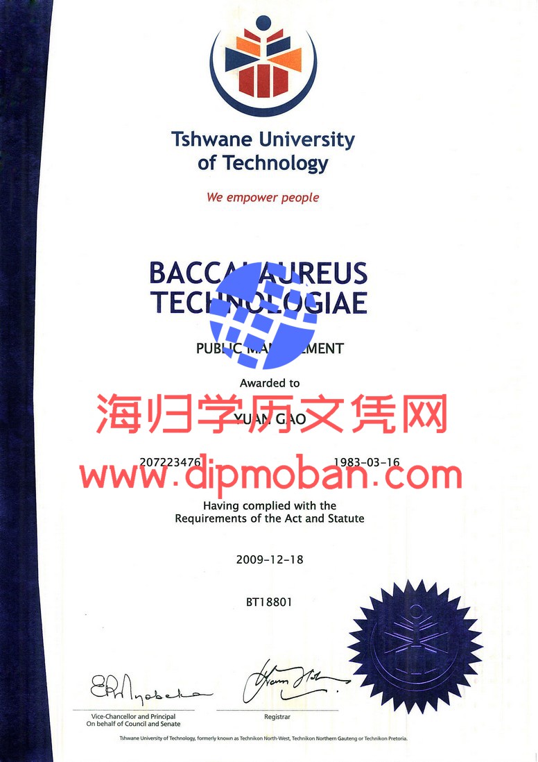 南非茨瓦尼科技大学